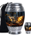 Golden Dragon Cremation Urn for Human Ashes - Funeral Urns For Adult