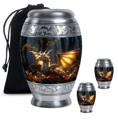 Personalized Beach Cremation Urn for Adult - 10-inch, 200 cu in - Yatskia