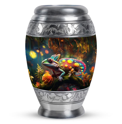 Colorful Personalized Beach Cremation Urn for Mom - 10-inch, 200 cu in - Yatskia
