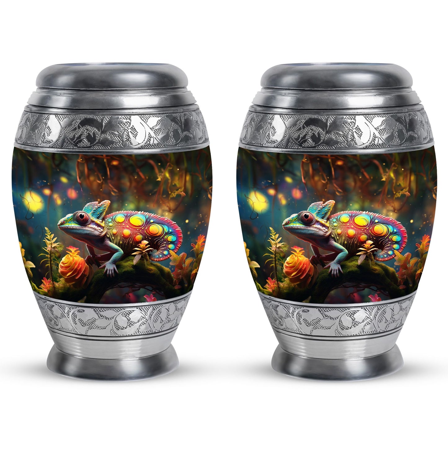 Colorful Personalized Beach Cremation Urn for Mom - 10-inch, 200 cu in - Yatskia