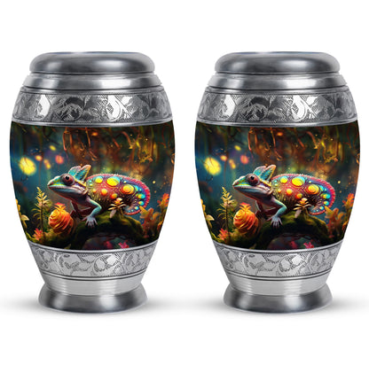 Colorful Personalized Beach Cremation Urn for Mom - 10-inch, 200 cu in - Yatskia