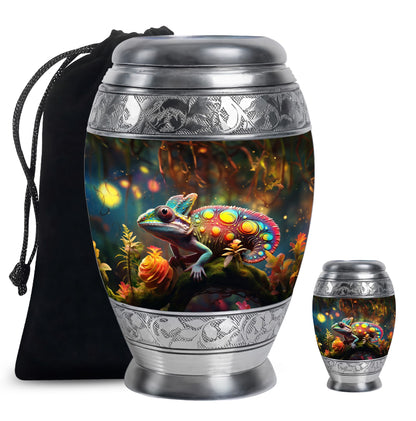 Colorful Personalized Beach Cremation Urn for Mom - 10-inch, 200 cu in - Yatskia