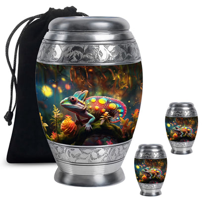 Colorful Personalized Beach Cremation Urn for Mom - 10-inch, 200 cu in - Yatskia