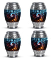 Dark Flame Dragon Cremation Urn for Human Ashes - Funeral Urns For Ashes