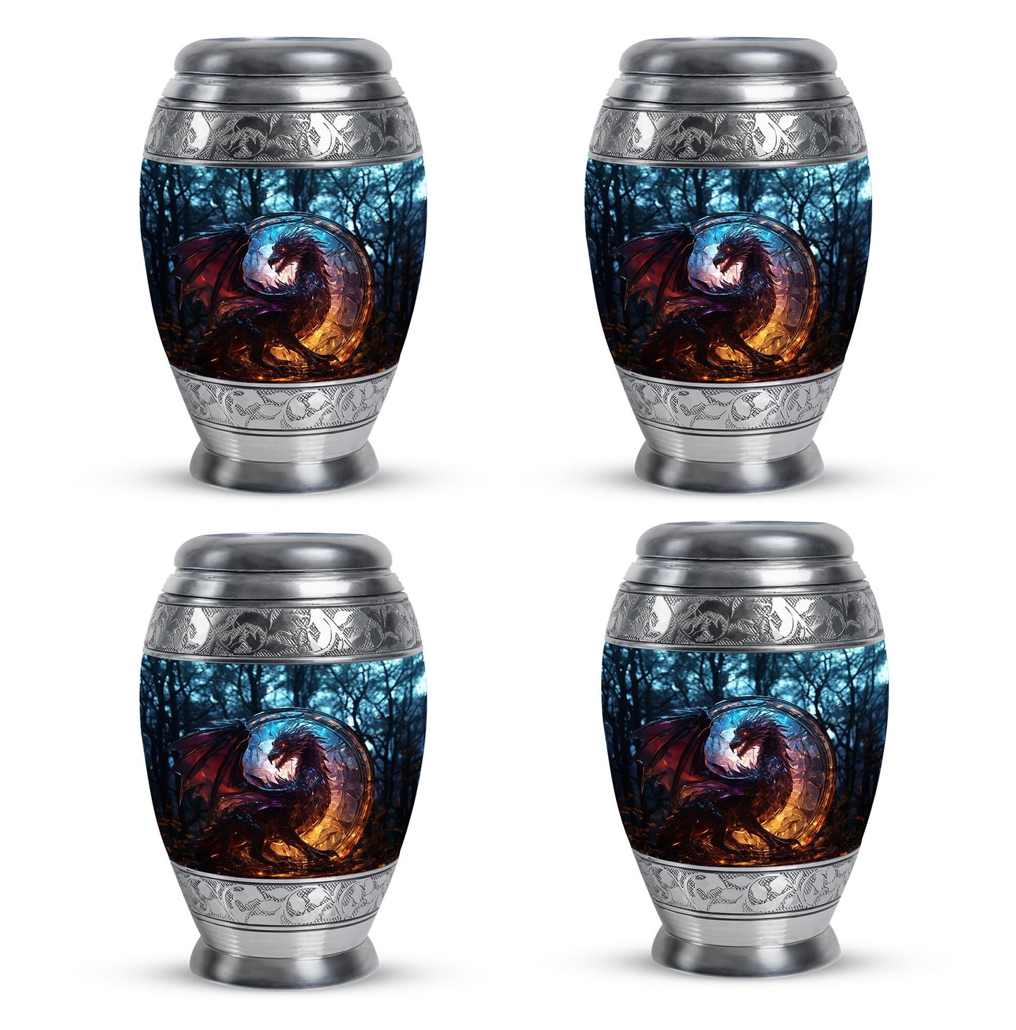 Personalized Beach Cremation Urn for Human Ashes - 10-inch, 200 cu in - Yatskia