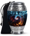 Dark Flame Dragon Cremation Urn for Human Ashes - Funeral Urns For Ashes