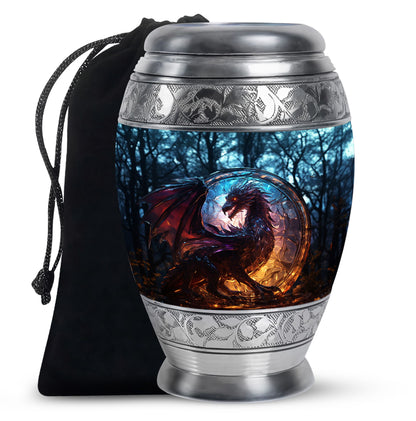 Personalized Beach Cremation Urn for Human Ashes - 10-inch, 200 cu in - Yatskia