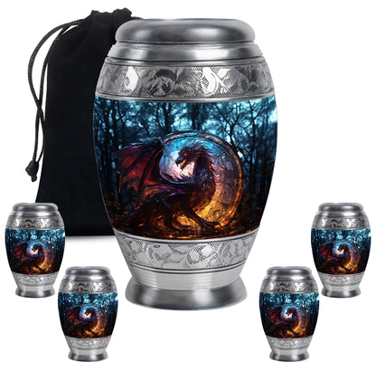 Personalized Beach Cremation Urn for Human Ashes - 10-inch, 200 cu in - Yatskia