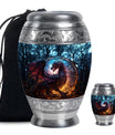 Dark Flame Dragon Cremation Urn for Human Ashes - Funeral Urns For Ashes