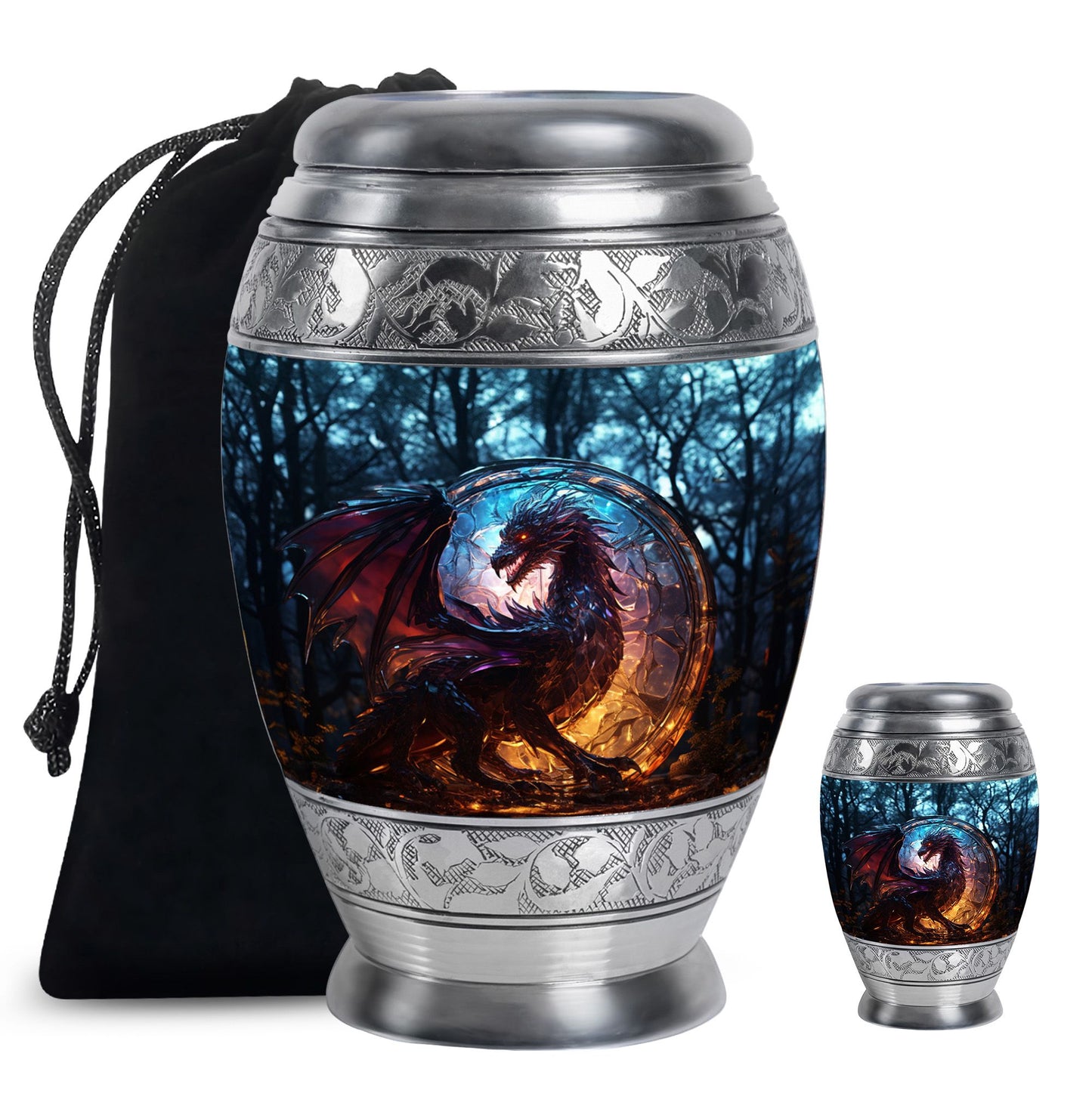 Personalized Beach Cremation Urn for Human Ashes - 10-inch, 200 cu in - Yatskia
