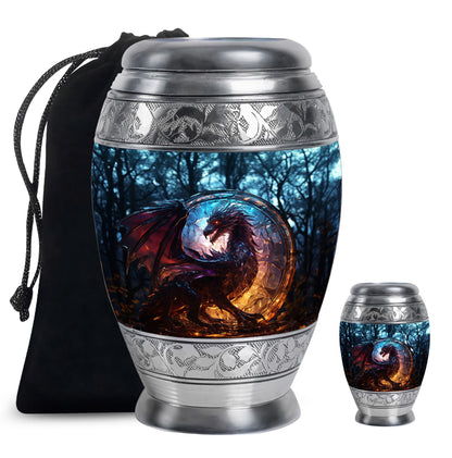 Personalized Beach Cremation Urn for Human Ashes - 10-inch, 200 cu in - Yatskia