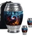 Dark Flame Dragon Cremation Urn for Human Ashes - Funeral Urns For Ashes