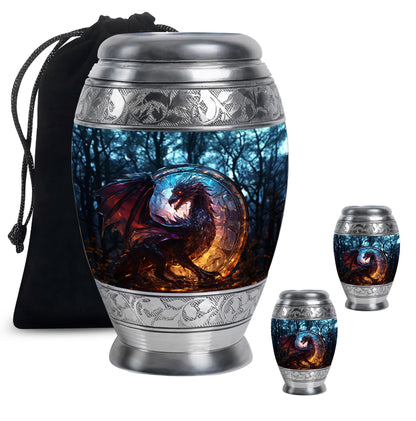 Personalized Beach Cremation Urn for Human Ashes - 10-inch, 200 cu in - Yatskia