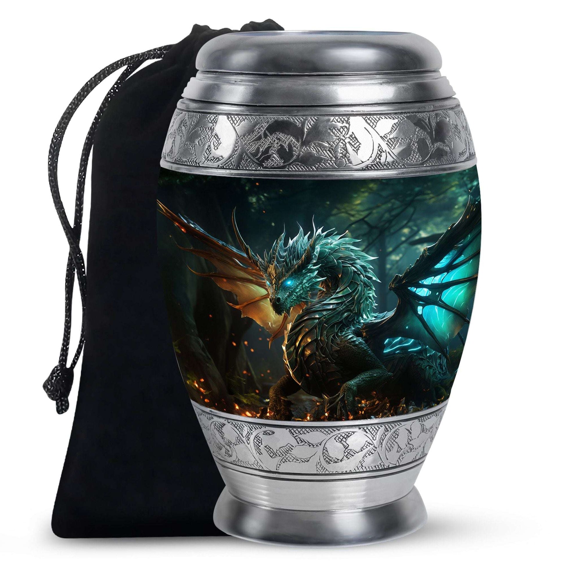 Dragon Cremation Urn – Fantasy Memorial Keepsake for Ashes