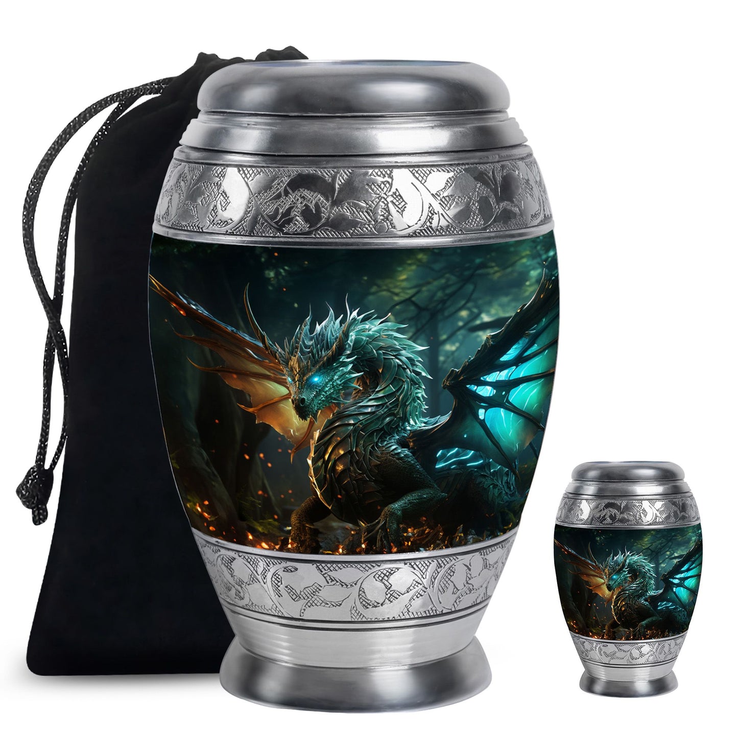 Personalized Beach Cremation Urn for Human Ashes - 10-inch, 200 cu in - Yatskia