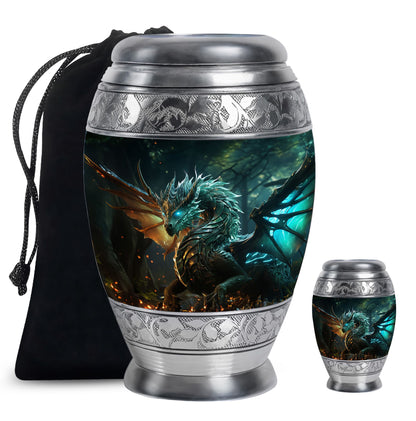 Personalized Beach Cremation Urn for Human Ashes - 10-inch, 200 cu in - Yatskia