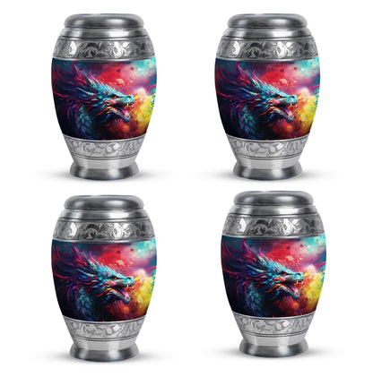 Colorful Dragon Urn - Dragon Urns Funeral Large Cremation Urns For Ashes