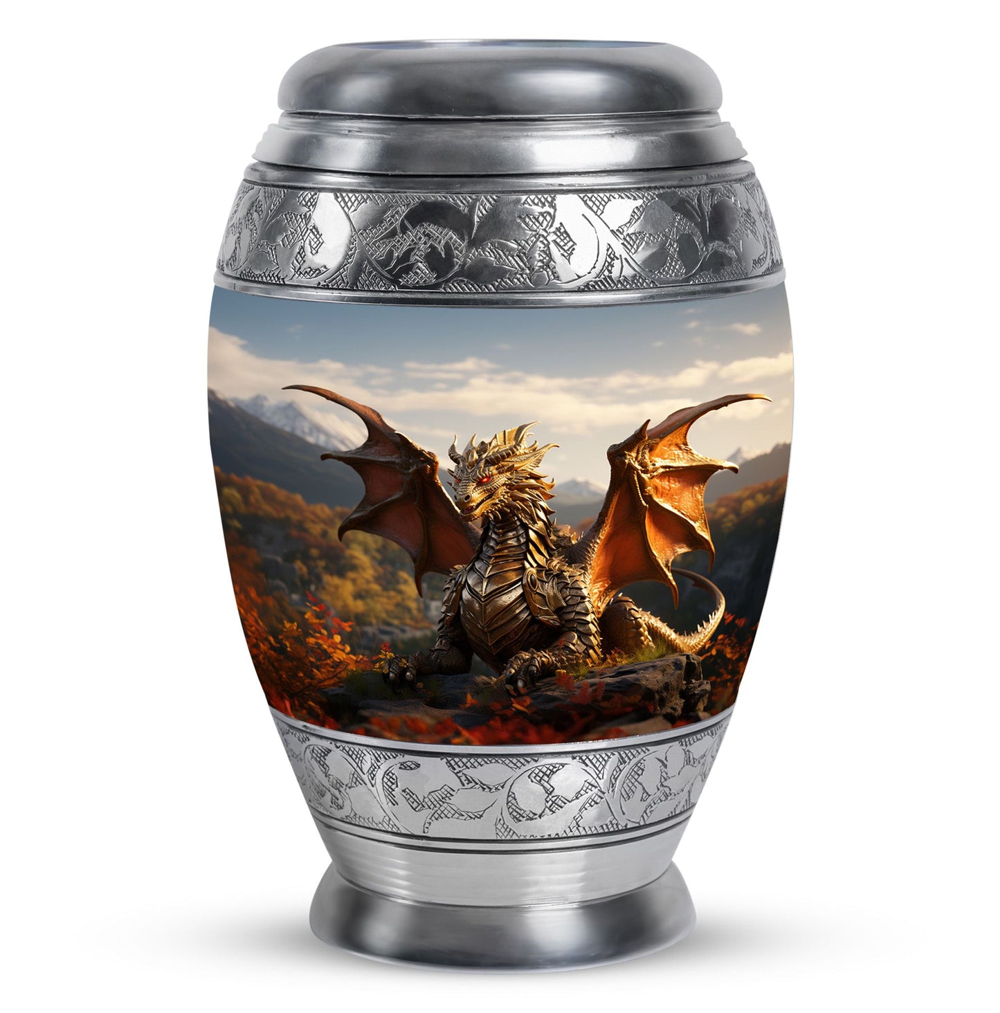 Personalized Beach Cremation Urn for Mom - 10-inch, 200 cu in - Yatskia