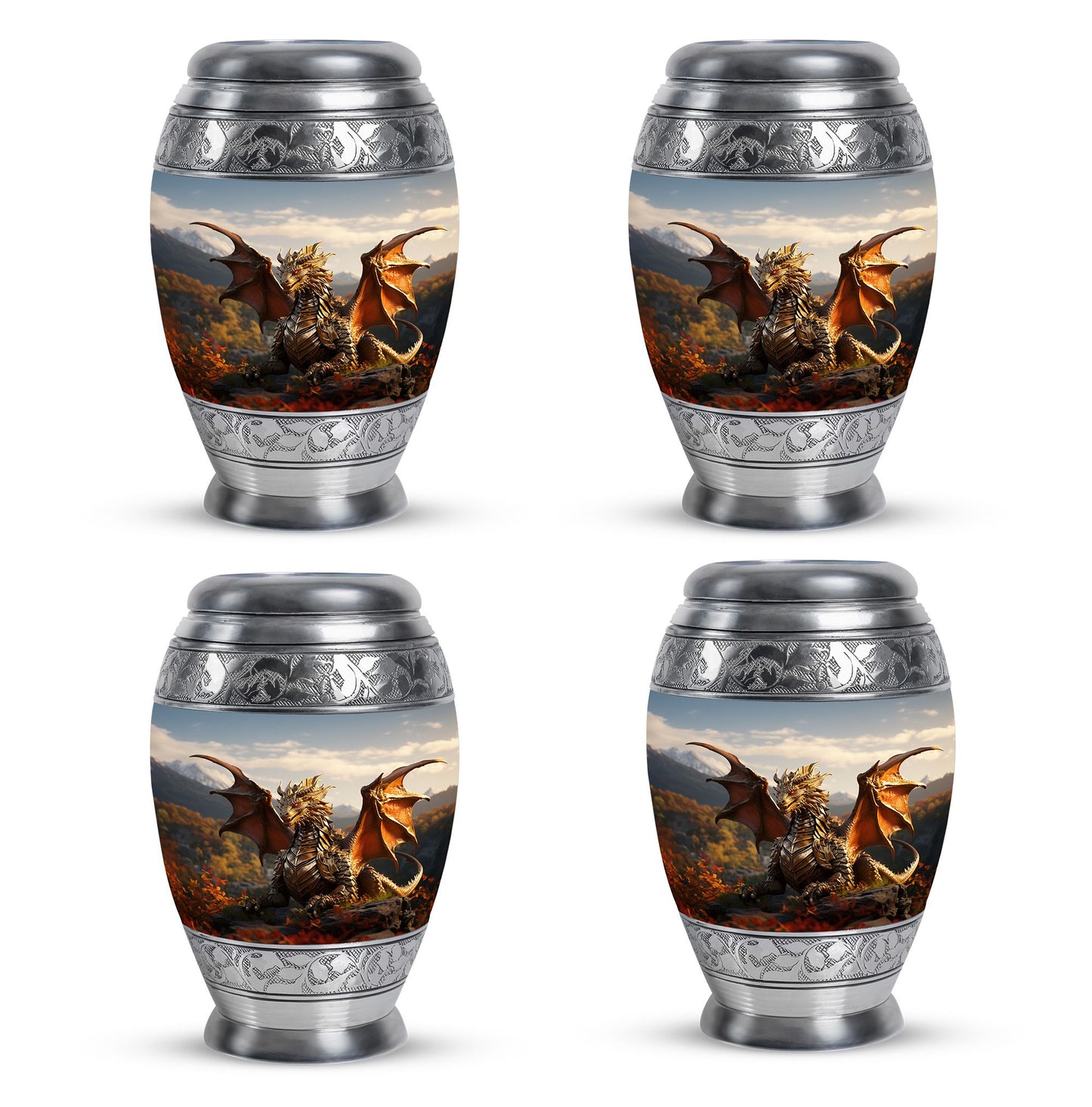 Personalized Beach Cremation Urn for Mom - 10-inch, 200 cu in - Yatskia