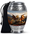 Golden Dragon Cremation Urn for Human Ashes - Large Urn For Mom