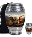 Golden Dragon Cremation Urn for Human Ashes - Large Urn For Mom