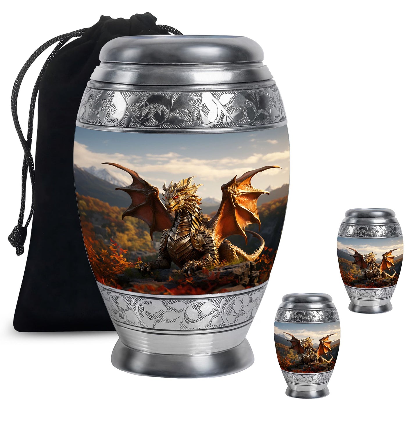 Personalized Beach Cremation Urn for Mom - 10-inch, 200 cu in - Yatskia