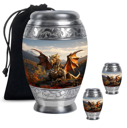 Personalized Beach Cremation Urn for Mom - 10-inch, 200 cu in - Yatskia