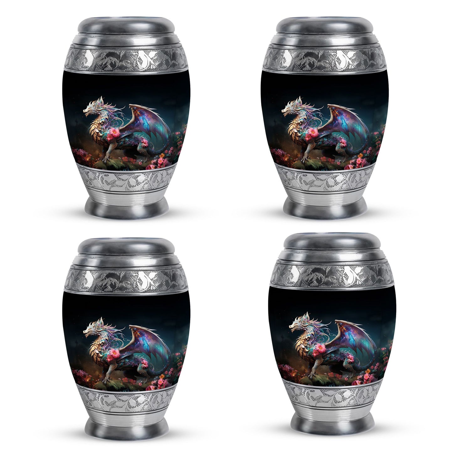 Colorful Dragon Urn For Sale - Dragon Urns Funeral Large Cremation Urns