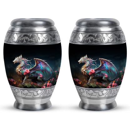 Colorful Dragon Urn For Sale - Dragon Urns Funeral Large Cremation Urns