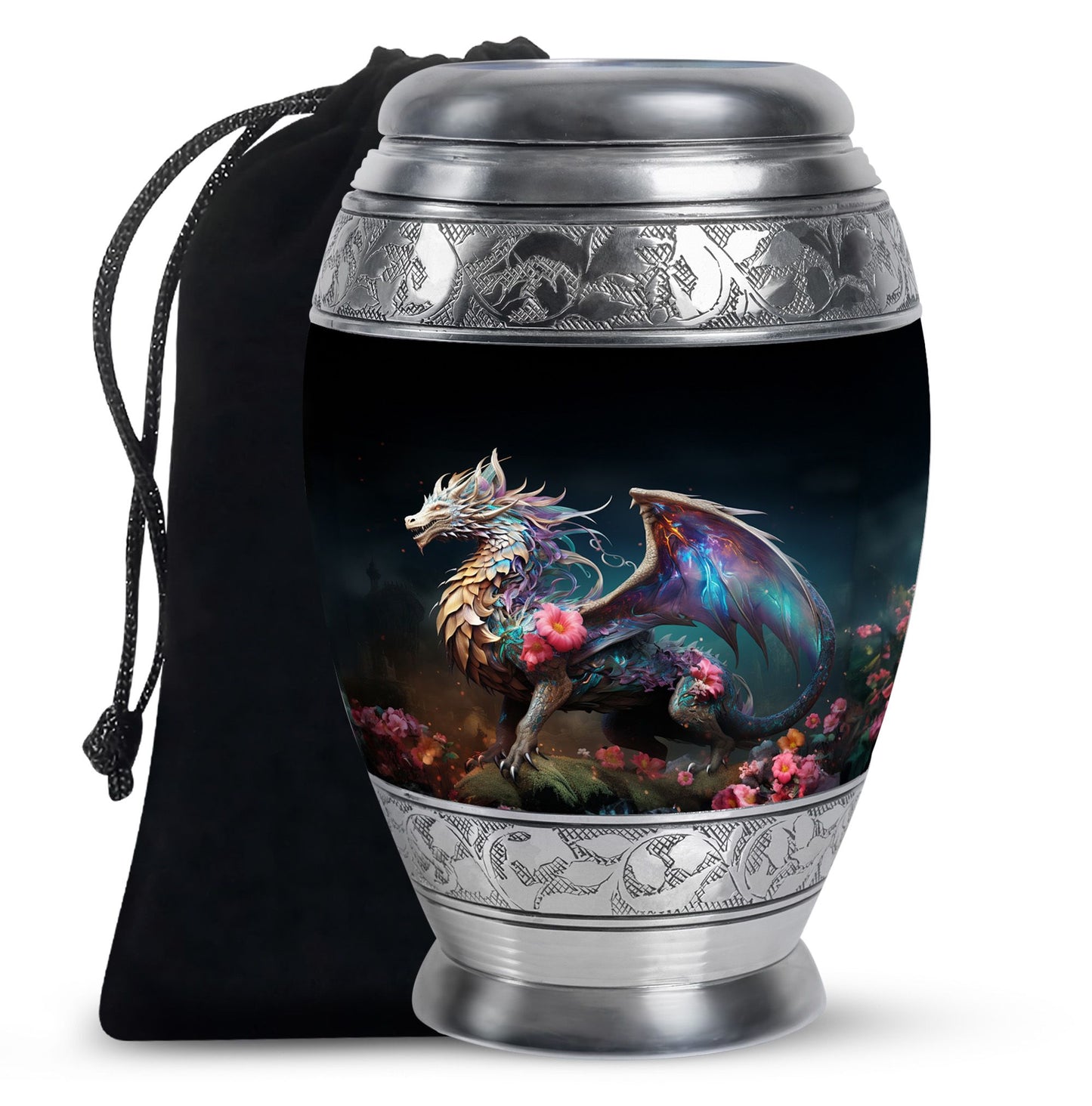 Colorful Dragon Urn For Sale - Dragon Urns Funeral Large Cremation Urns
