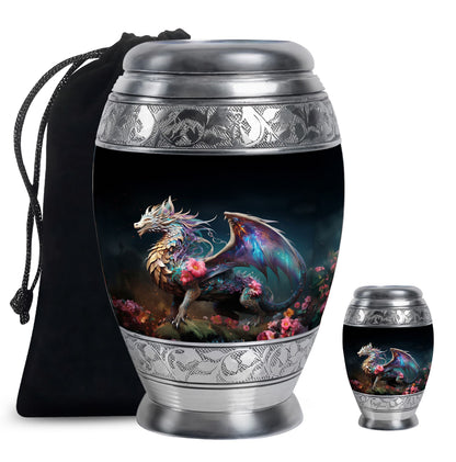 Colorful Dragon Urn For Sale - Dragon Urns Funeral Large Cremation Urns
