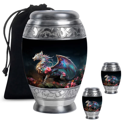 Colorful Dragon Urn For Sale - Dragon Urns Funeral Large Cremation Urns