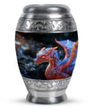 Pink Dragon Urn - Dragon Urns Funeral Large Cremation Urns