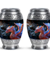 Pink Dragon Urn - Dragon Urns Funeral Large Cremation Urns