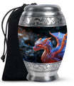Pink Dragon Urn - Dragon Urns Funeral Large Cremation Urns