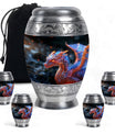 Pink Dragon Urn - Dragon Urns Funeral Large Cremation Urns