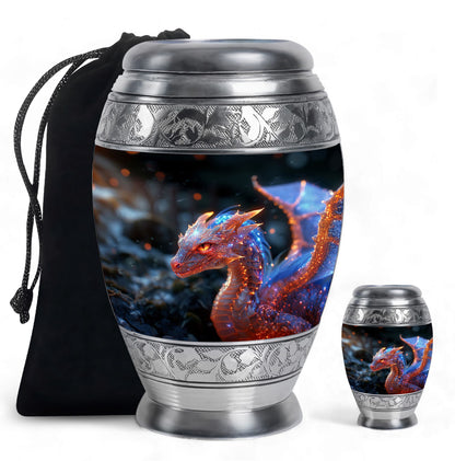 Pink Personalized Beach Cremation Urn for Human Ashes - 10-inch, 200 cu in - Yatskia