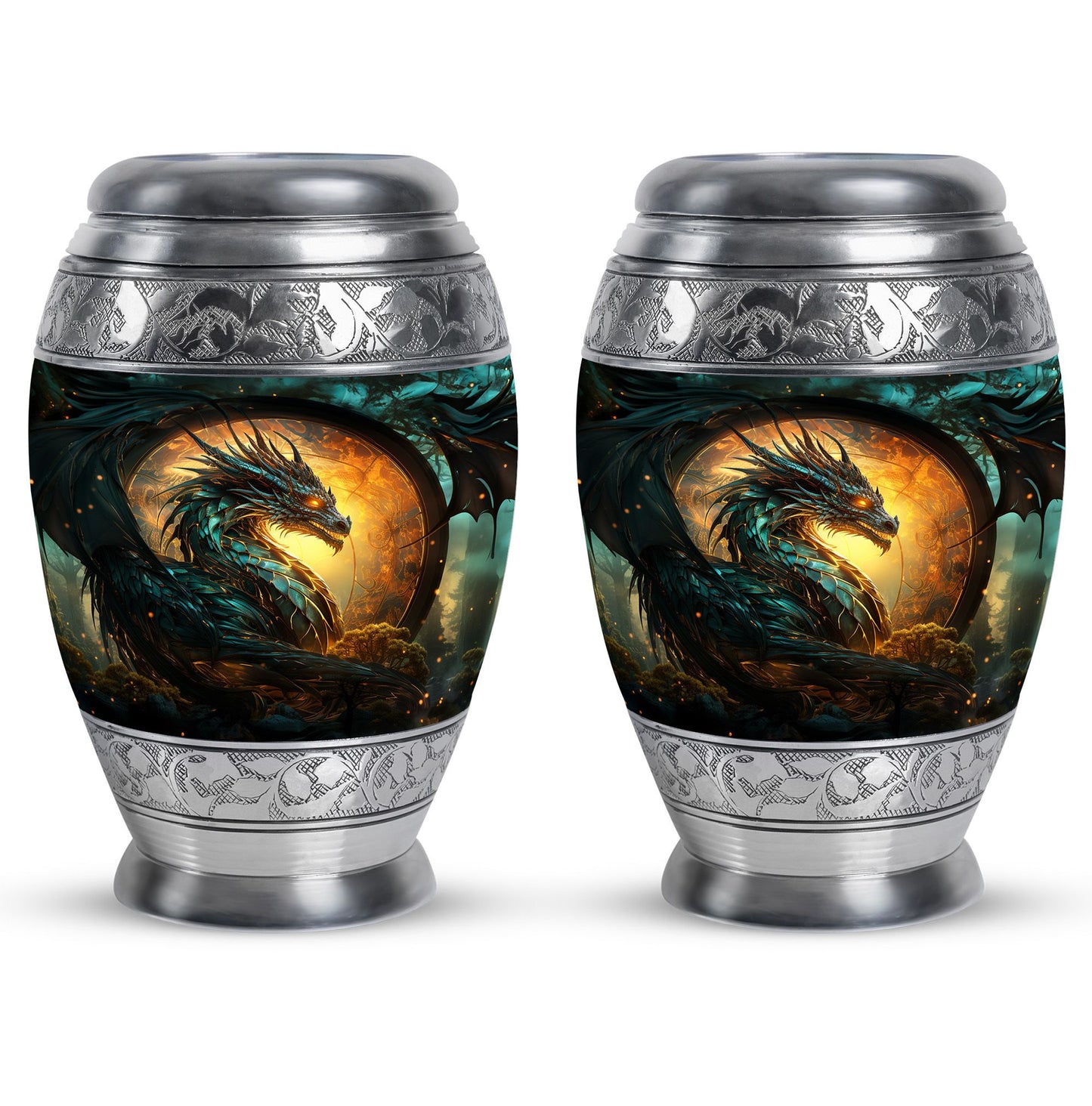 Personalized Beach Cremation Urn for Adult - 10-inch, 200 cu in - Yatskia