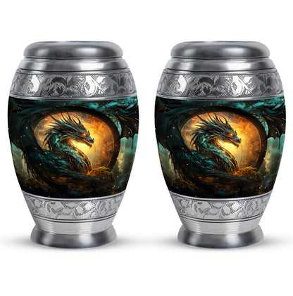 Personalized Beach Cremation Urn for Adult - 10-inch, 200 cu in - Yatskia
