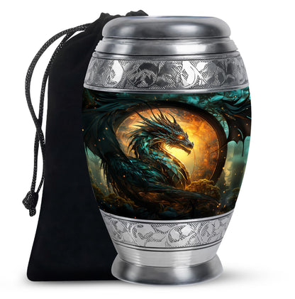 Personalized Beach Cremation Urn for Adult - 10-inch, 200 cu in - Yatskia