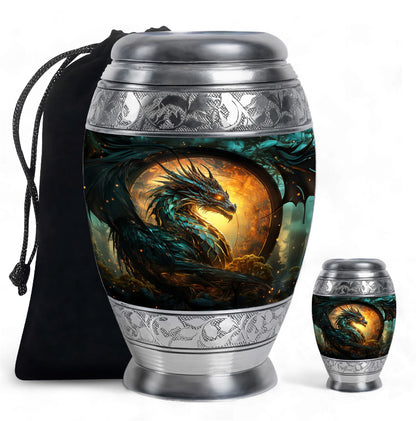 Personalized Beach Cremation Urn for Adult - 10-inch, 200 cu in - Yatskia