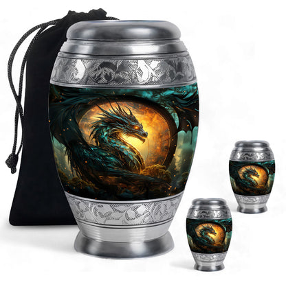 Personalized Beach Cremation Urn for Adult - 10-inch, 200 cu in - Yatskia