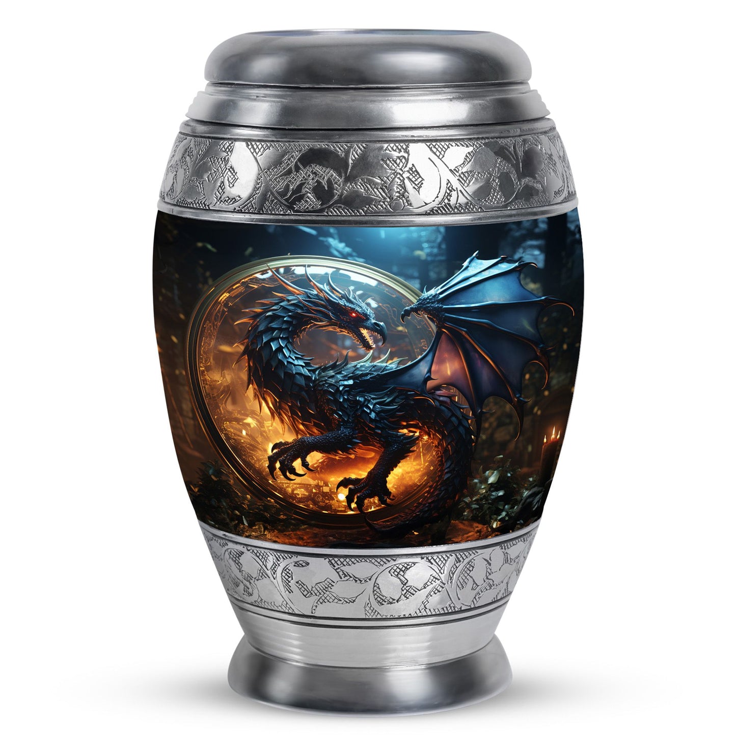 Personalized Beach Cremation Urn for Human Ashes - 10-inch, 200 cu in - Yatskia