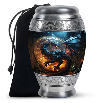 Personalized Beach Cremation Urn for Human Ashes - 10-inch, 200 cu in - Yatskia