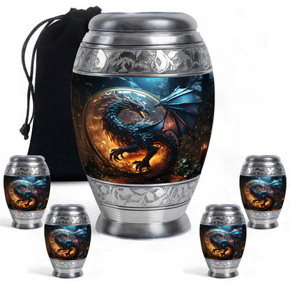 Personalized Beach Cremation Urn for Human Ashes - 10-inch, 200 cu in - Yatskia
