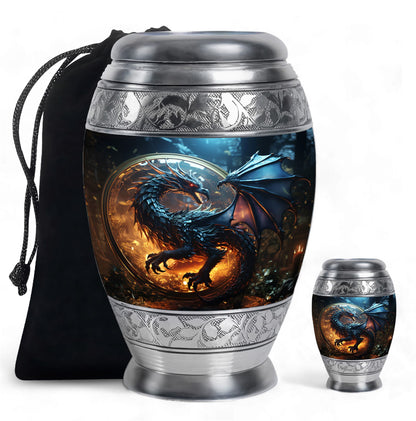 Personalized Beach Cremation Urn for Human Ashes - 10-inch, 200 cu in - Yatskia