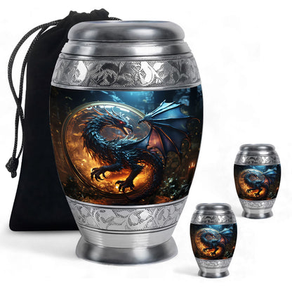 Personalized Beach Cremation Urn for Human Ashes - 10-inch, 200 cu in - Yatskia