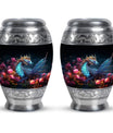 Dragon Moonlit Roses Urn - Dragon Urns Funeral Large  Urns