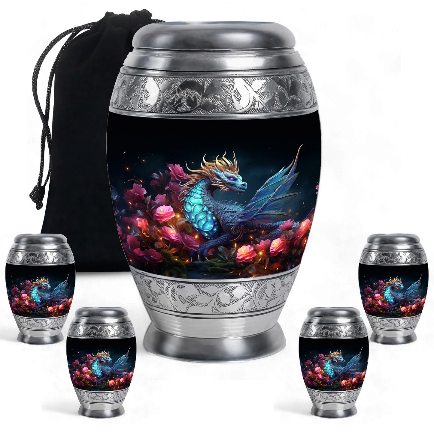Personalized Beach Cremation Urn for Human Ashes - 10-inch, 200 cu in - Yatskia