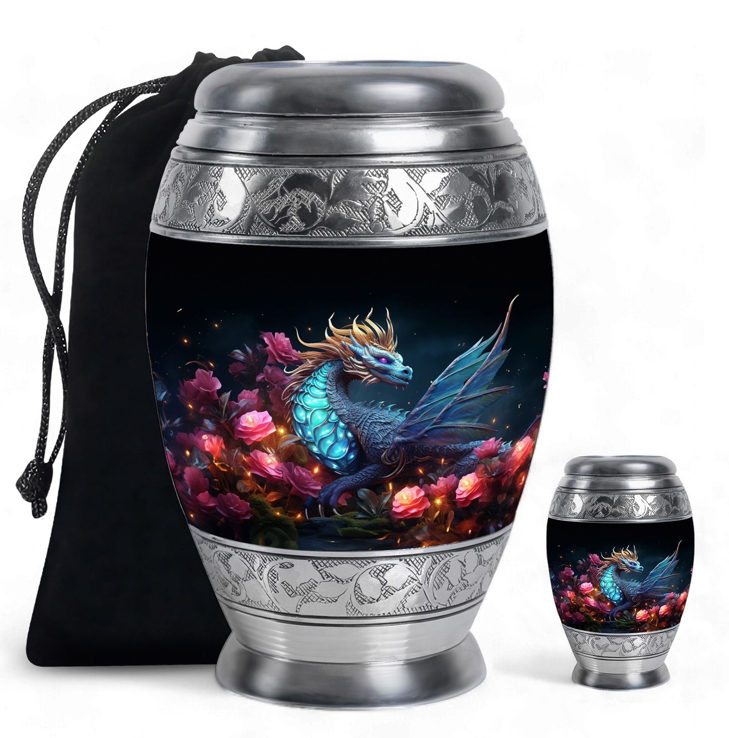 Personalized Beach Cremation Urn for Human Ashes - 10-inch, 200 cu in - Yatskia